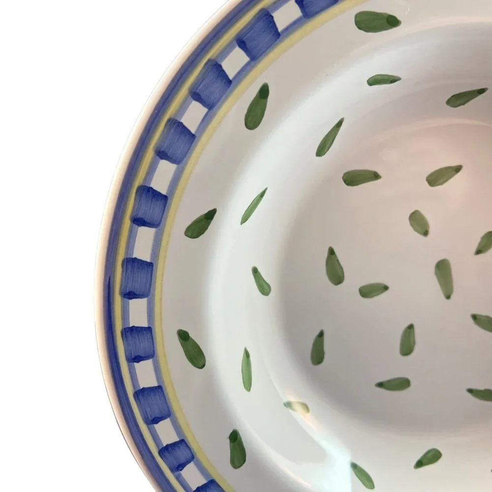 Williams Sonoma Tournesol Soup Pasta Bowl Hand Painted Italy